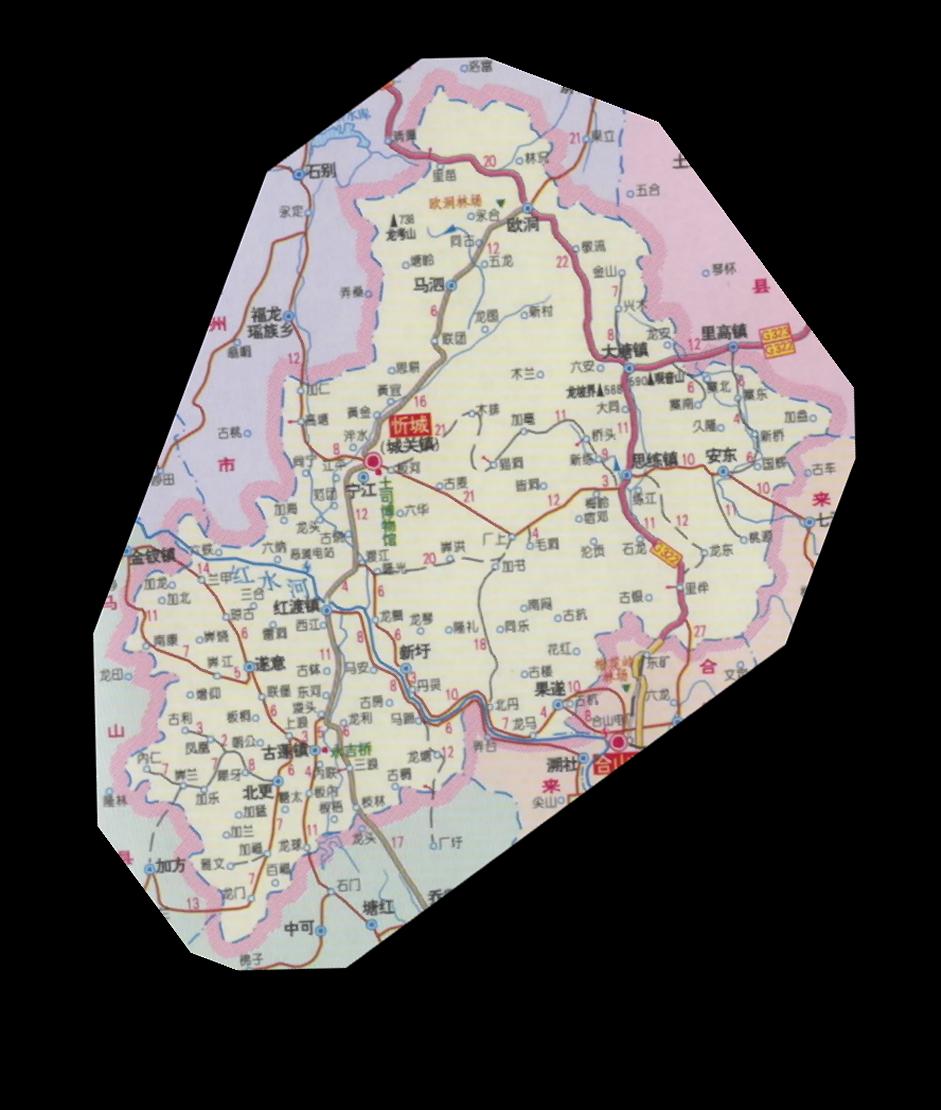 忻城地图图片