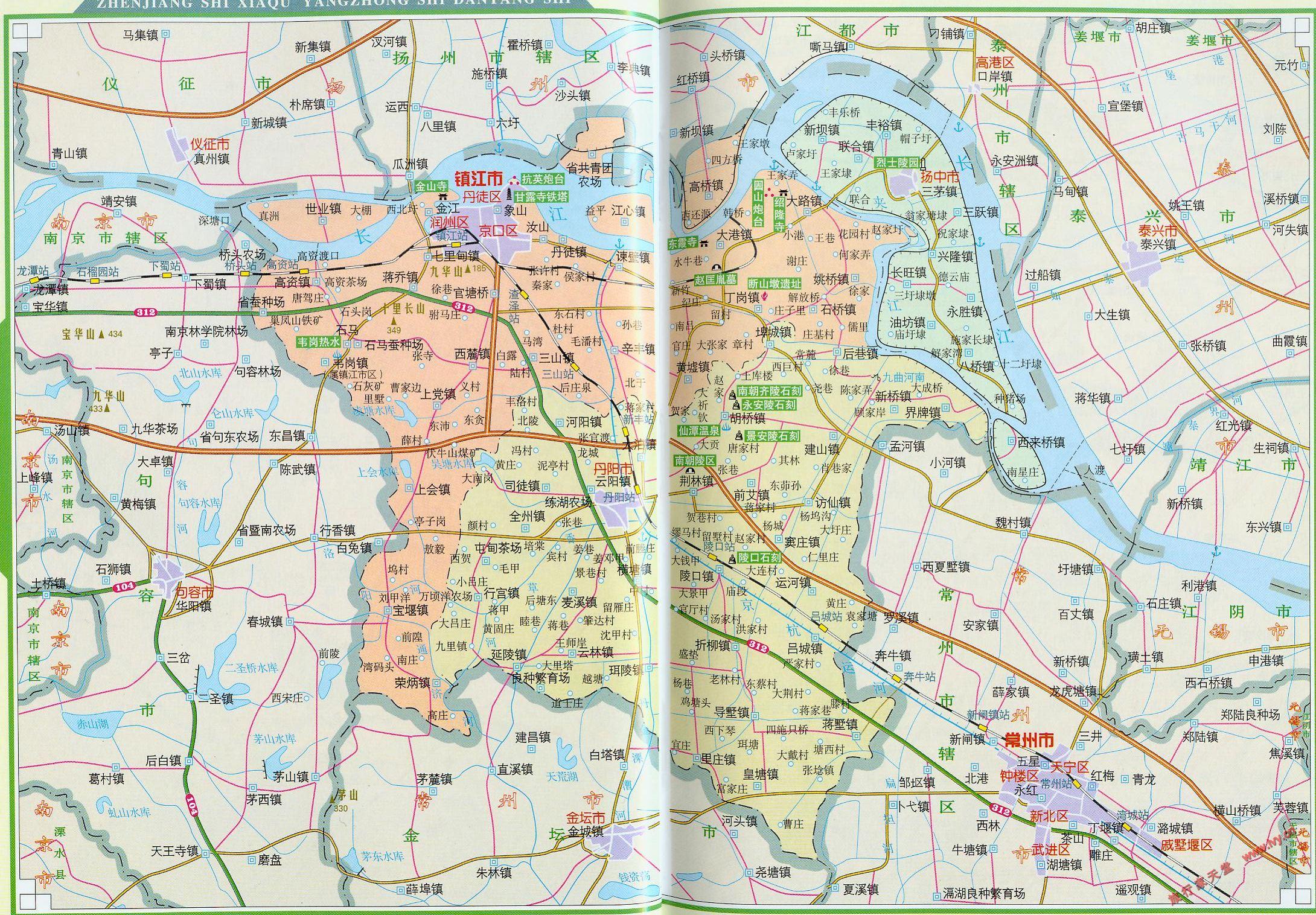 丹阳市地图